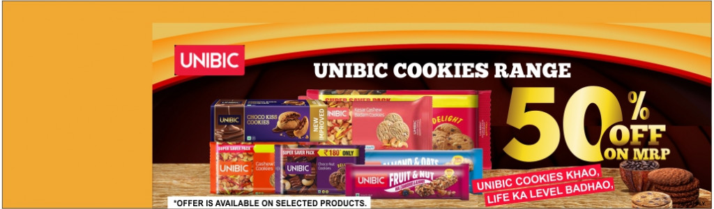 UniBic Cookies 50 per Off