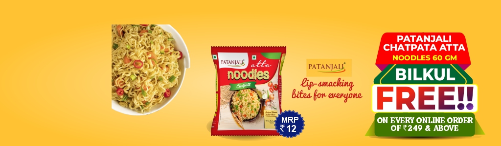 Patanjali Chatpata Atta Noodles 60 GM ACM