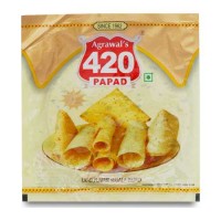 AGRAWAL 420 URAD PUNJABI PAPAD 100.00 GM PACKET