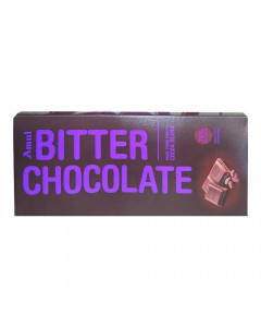 AMUL BITTER CHOCOLATE COCOA BEANS 150.00 GM BOX AMUL BITTER CHOCOLATE COCOA BEANS 150.00 GM BOX