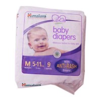 HIMALAYA BABY DIAPERS MEDIUM 5-11KG 9.00 Pcs Packet