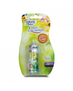 ODONIL NATURE 1 TOUCH FRESHENER FLORAL BOUQUET 12.00 ML BOTTLE ODONIL NATURE 1 TOUCH FRESHENER FLORAL BOUQUET 12.00 ML BOTTLE