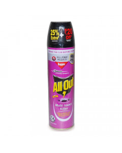ALL OUT MULTI INSECT KILLER 250.00 ML BOTTLE ALL OUT MULTI INSECT KILLER 250.00 ML BOTTLE