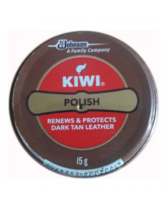 KIWI DARK TAN LEATHER SHOE POLISH 15.00 GM TIN KIWI DARK TAN LEATHER SHOE POLISH 15.00 GM TIN