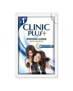 CLINIC PLUS STRONG & LONG SHAMPOO POUCH 6.00 ML SACHET CLINIC PLUS STRONG & LONG SHAMPOO POUCH 6.00 ML SACHET