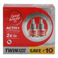 GOOD KNIGHT ACTIVE+ CARTRIDGE 2X 45.00 ML BOX
