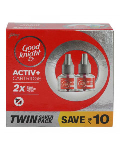 GOOD KNIGHT ACTIVE+ CARTRIDGE 2X 45.00 ML BOX