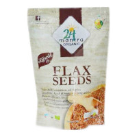 24 MANTRA ORGANIC LIFE FLAX SEEDS 200.00 GM PACKET