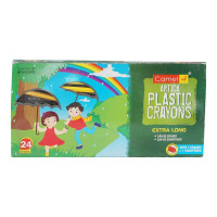 CAMEL ARTICA PLASTIC CRAYONS EXTRA LONG 24 SHADES