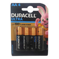 DURACELL ULTRA 1.5V ALKALINE AA BATTERIES 4.00 PCS PACKET DURACELL ULTRA 1.5V ALKALINE AA BATTERIES 4.00 PCS PACKET