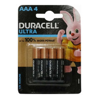 DURACELL ULTRA ALKALINE AAA BATTERIES 4.00 PCS PACKET