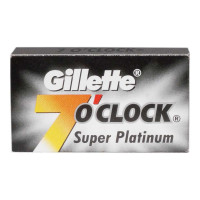 GILLETTE 7 O CLOCK SUPER PLATINUM BLADES 5.00 PCS PACKET