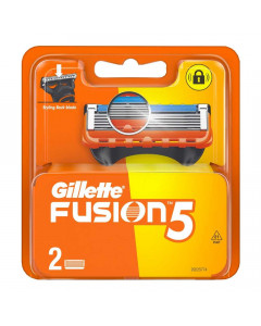 GILLETTE FUSION5 CARTRIDGES 2 PCS