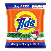 TIDE PLUS JASMINE & ROSE DETERGENT POWDER 5.00 KG PACKET TIDE PLUS JASMINE & ROSE DETERGENT POWDER 5.00 KG PACKET