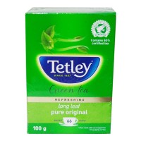 TETLEY LONG LEAF PURE ORIGINAL GREEN TEA 100.00 GM BOX