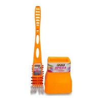 BRW OPERA DOUBLE HOCKEY TOILET BRUSH WITH CONTAINER 1.00 PCS