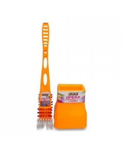 BRW OPERA DOUBLE HOCKEY TOILET BRUSH WITH CONTAINER 1.00 PCS BRW OPERA DOUBLE HOCKEY TOILET BRUSH WITH CONTAINER 1.00 PCS