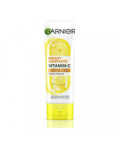 GARNIER BRIGHT COMPLETE VITAMIN C FACE WASH 50.00 GM TUBE GARNIER BRIGHT COMPLETE VITAMIN C FACE WASH 50.00 GM TUBE