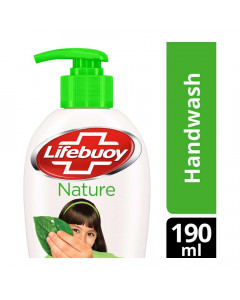 LIFEBUOY NATURE HANDWASH 190.00 ML BOTTLE LIFEBUOY NATURE HANDWASH 190.00 ML BOTTLE