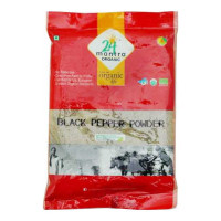 24 MANTRA ORGANIC BLACK PEPPER POWDER 100.00 GM PACKET