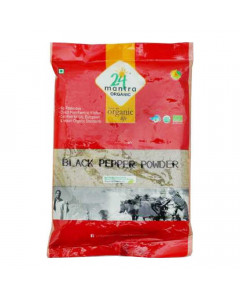 24 MANTRA ORGANIC BLACK PEPPER POWDER 100.00 GM PACKET 24 MANTRA ORGANIC BLACK PEPPER POWDER 100.00 GM PACKET
