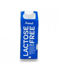 AMUL LACTOSE FREE MILK 250.00 ML PACKET
