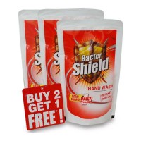 BACTER SHIELD HAND WASH REFILLS 3X 185.00 Ml Packet
