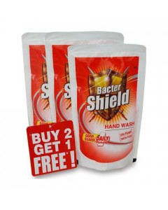 BACTER SHIELD HAND WASH REFILLS 3X 185.00 Ml Packet