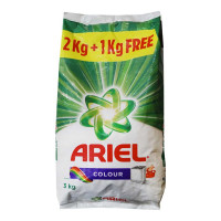 ARIEL COLOUR DETERGENT POWDER 3 KG PACKET