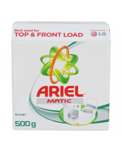 ARIEL MATIC TOP & FRONT LOAD DETERGENT POWDER 500.00 GM BOX ARIEL MATIC TOP & FRONT LOAD DETERGENT POWDER 500.00 GM BOX