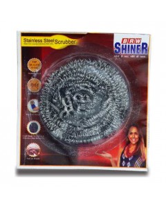BRW SHINER STAINLESSS STEEL SCRUBBER 15 GM BRW SHINER STAINLESSS STEEL SCRUBBER 15 GM