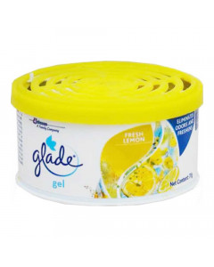 GLADE GEL FRESH LEMON AIR FRESHNER 70.00 Gm GLADE GEL FRESH LEMON AIR FRESHNER 70.00 Gm