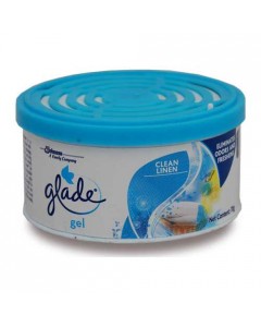 GLADE GEL CLEAN LINEN AIR FRESHNER 70.00 Gm GLADE GEL CLEAN LINEN AIR FRESHNER 70.00 Gm