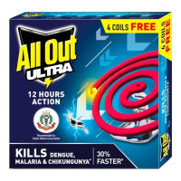 ALL OUT ULTRA MOSQUITO COILS 10.00 PCS