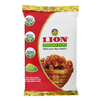 LION DESEEDED DATES 500.00 GM PACKET