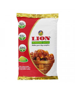 LION DESEEDED DATES 500.00 GM PACKET