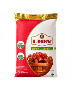 LION QYNO DESEEDED DATES 500.00 GM PACKET LION QYNO DESEEDED DATES 500.00 GM PACKET