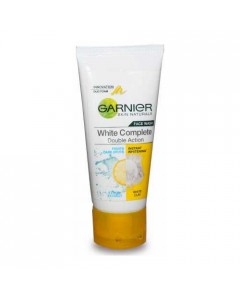 GARNIER WHITE COMPLETE DOUBLE ACTION FACE WASH 50 GM GARNIER WHITE COMPLETE DOUBLE ACTION FACE WASH 50 GM
