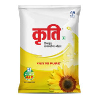 KRITI REFINED SUNFLOWER OIL 900 ML PACKET