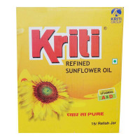 KRITI REFINED SUNFLOWER OIL 15.00 LTR JAR