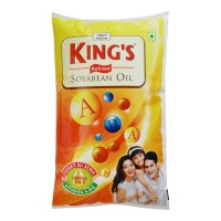 KINGS SOYABEAN OIL 1.00 LTR PACKET