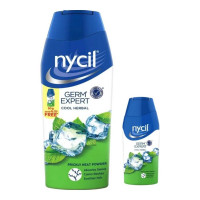 NYCIL COOL HERBAL WITH NEEM & PUDINA PRICKLY HEAT  POWDER 150.00 GM BOTTLE