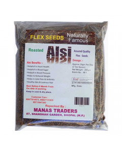 MANAS ROASTED ALSI PACKET 200 Gm MANAS ROASTED ALSI PACKET 200 Gm
