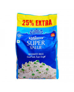 KOHINOOR SUPER VALUE AUTHENTIC BASMATI RICE 1.00 KG PACKET KOHINOOR SUPER VALUE AUTHENTIC BASMATI RICE 1.00 KG PACKET