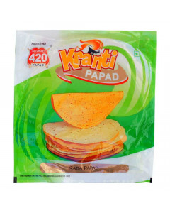AGRAWAL 420 KRANTI SADA PAPAD 200.00 GM PACKET