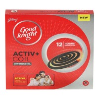 GOOD KNIGHT ACTIVE+ LOW SMOKE COIL 10.00 PCS BOX