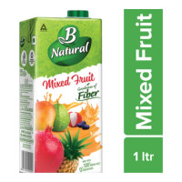 B NATURAL MIXED FRUIT JUICE 1.00 LTR TETRAPACK