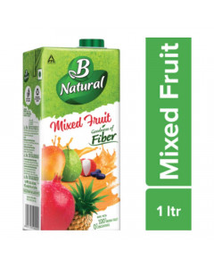 B NATURAL MIXED FRUIT JUICE 1.00 LTR TETRAPACK