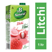 B NATURAL LITCHI JUICE 1.00 LTR TETRAPACK