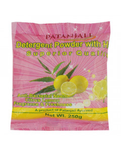 PATANJALI SUPERIOR DETERGENT POWDER 250.00 GM PACKET